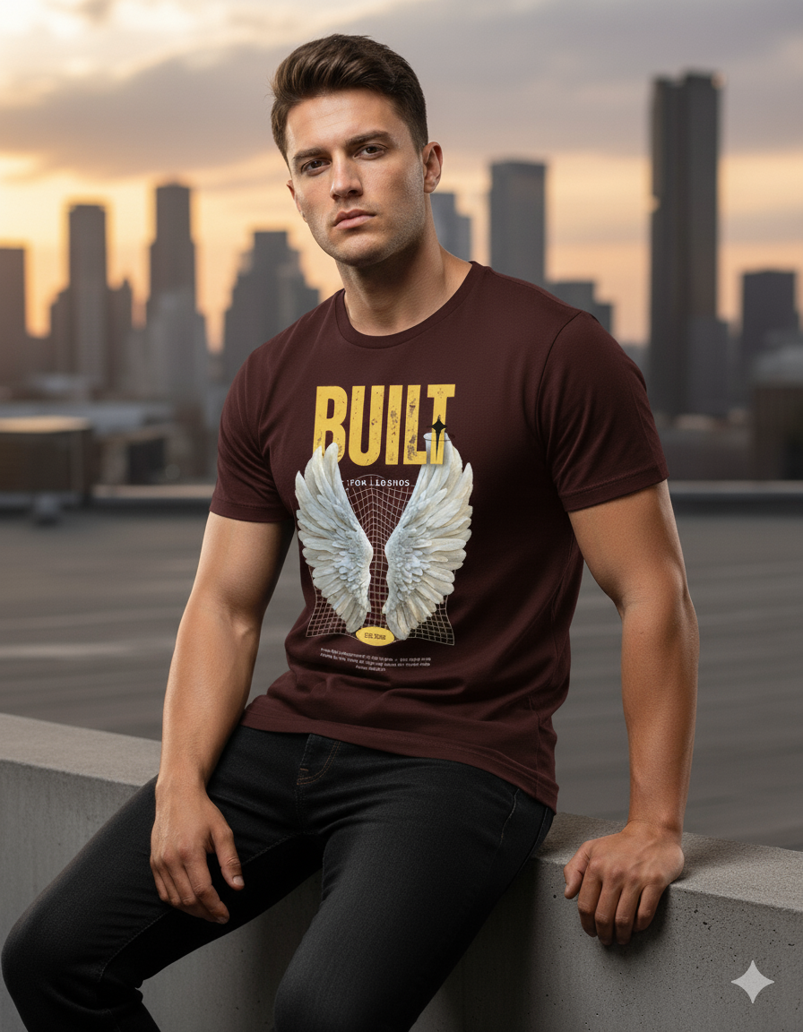 Dominare Wings Tee – "Built for Legends" Premium Streetwear - Dominare