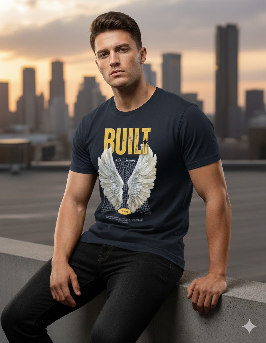 Dominare Wings Tee – "Built for Legends" Premium Streetwear - Dominare