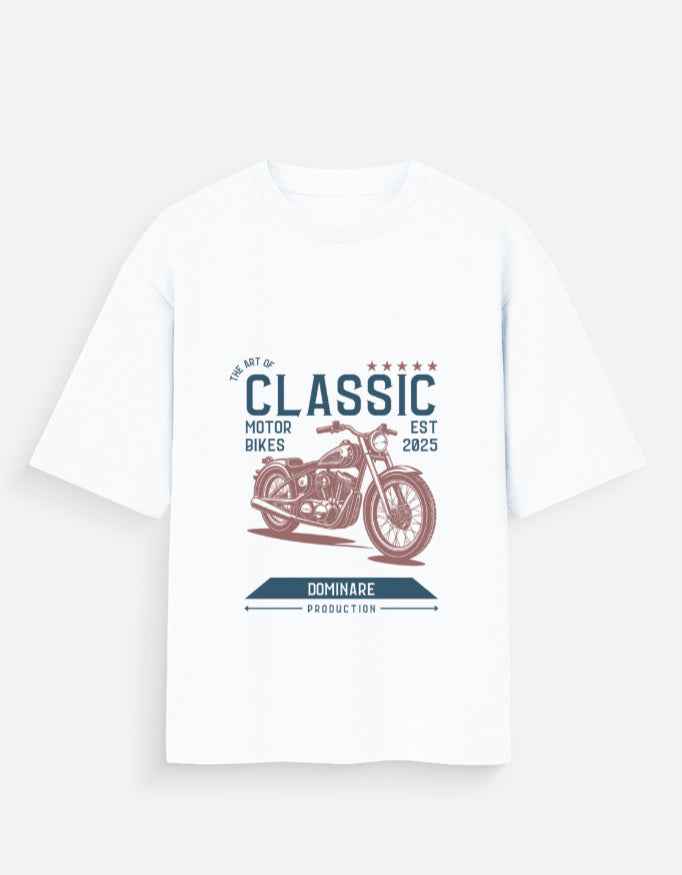 Dominare Classic Motorbike Tee – Ride in Style & Confidence - Dominare