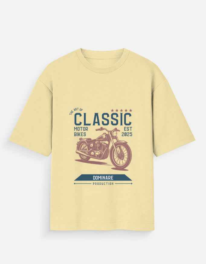 Dominare Classic Motorbike Tee – Ride in Style & Confidence - Dominare