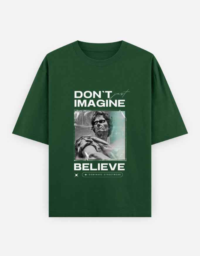 Dominare Believe Streetwear Tee – Bold Design for True Believers - Dominare