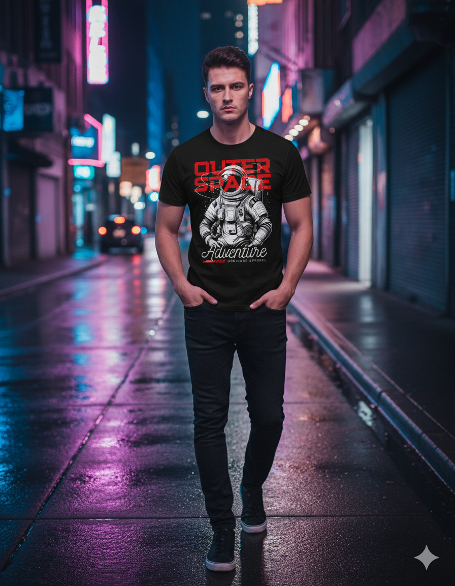 Dominare "Outer Space Cosmic Tee" – Premium Streetwear Hoodie - Dominare