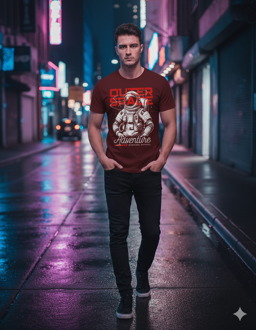 Dominare "Outer Space Cosmic Tee" – Premium Streetwear Hoodie - Dominare