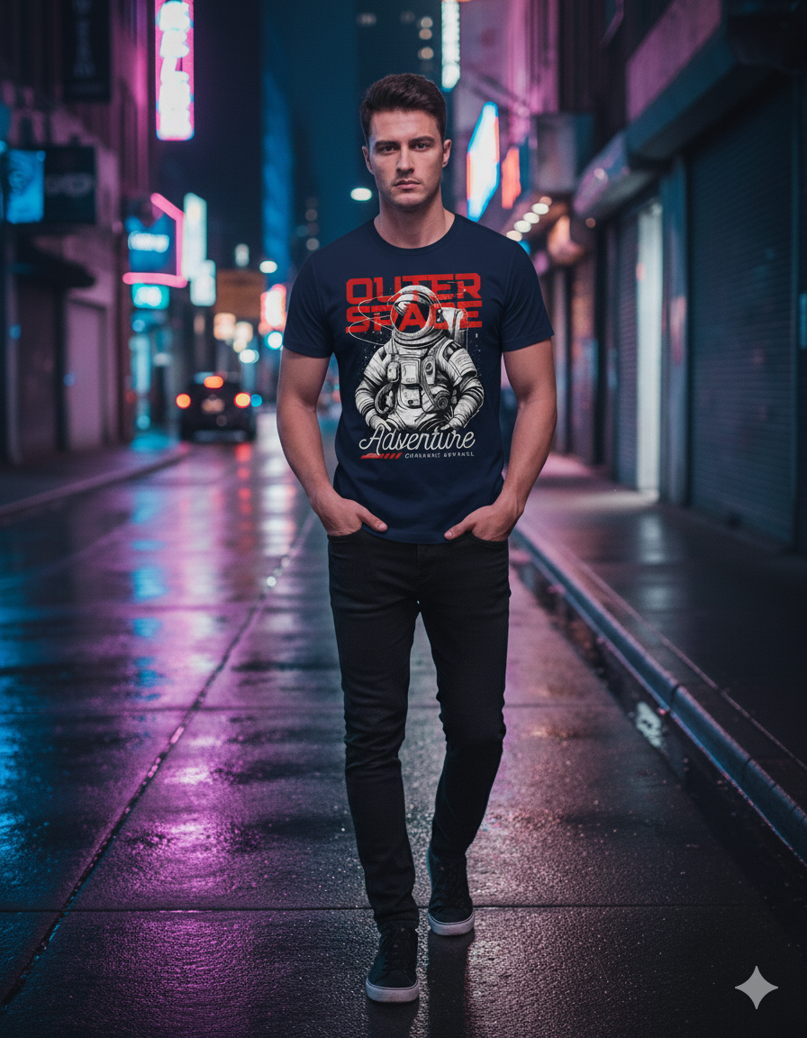 Dominare "Outer Space Cosmic Tee" – Premium Streetwear Hoodie - Dominare